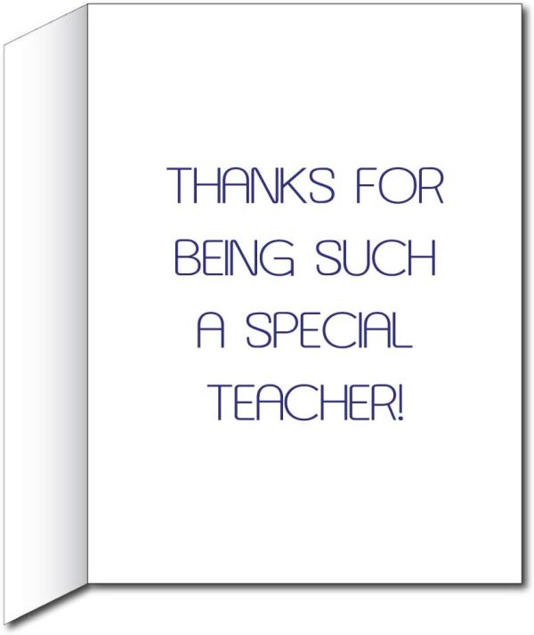 2 x 3  Giant Teacher Thank You Card Online Sale