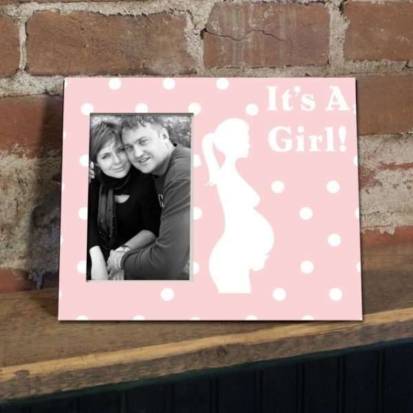 It s a Girl! Pregnant Mother Picture Frame #1 For Cheap