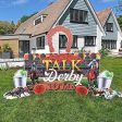 Talk Derby to Me  Horse Derby Party Oversized EZ Yard Cards - 36x72 Cheap