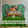 Dinosaur Birthday Oversized EZ Yard Card Sign 9 pc set Cheap