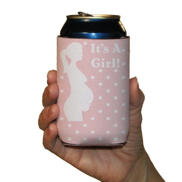 New Baby It s A Girl Can Cooler Set of 6 - 6 Designs Sale