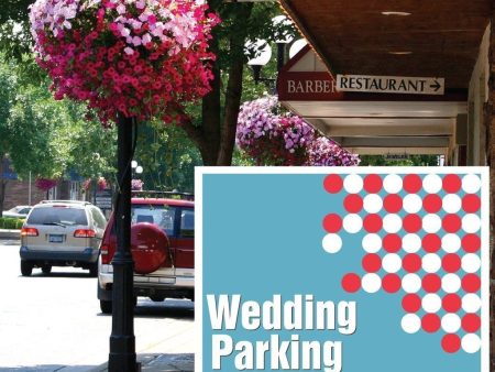 18 x24  Wedding Parking Yard Sign For Discount