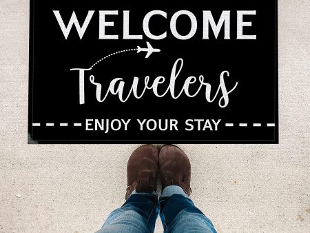 Welcome Travelers Doormat For Sale