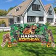 Dinosaur Birthday Oversized EZ Yard Card Sign 9 pc set Cheap