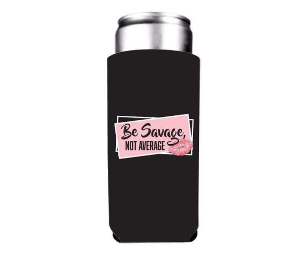 Be Savage not Average Mug & Can Cooler Gift Set Fashion