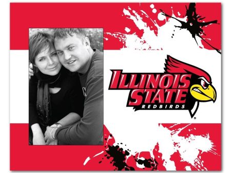 Illinois State University Paint Splatter Design Picture Frame Online Sale