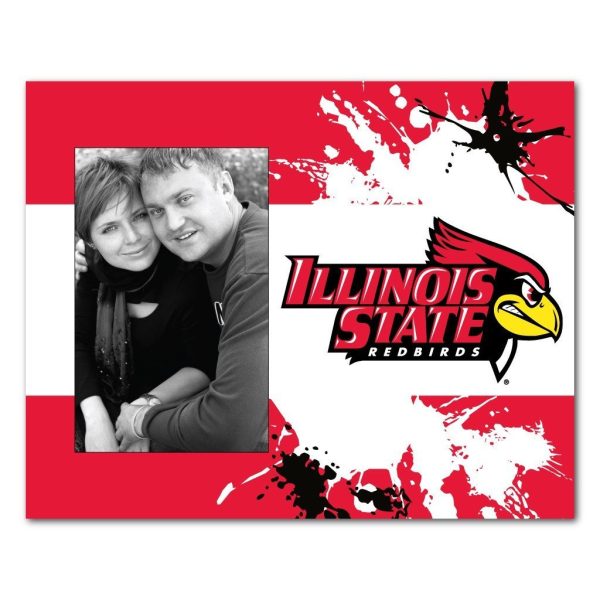 Illinois State University Paint Splatter Design Picture Frame Online Sale