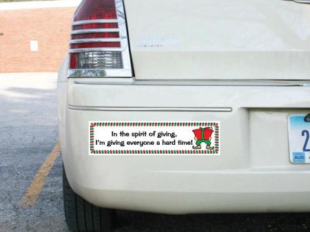 In the Spirit of Giving Bumper Magnet Hot on Sale