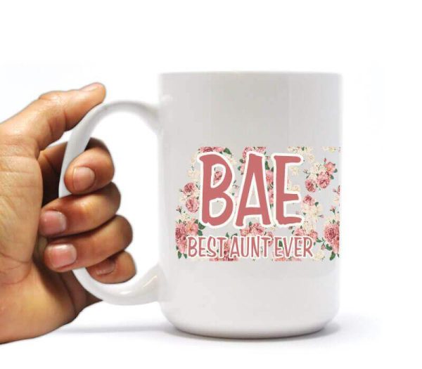 BAE Best Aunt Ever Coffee Mug & Can Cooler Gift Pack Online now