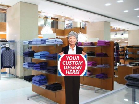 Life Size Stand Up Cutout | Elderly Woman Online Sale