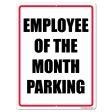 Employee of the Month Parking Sign or Sticker For Sale