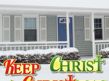 Keep Christ in Christmas Yard Decorations | 17 Short Stakes Included Hot on Sale