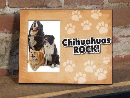 Chihuahuas Rock Dog Picture Frame Online Sale