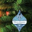 Delta Gamma Ornament Set of 3 Shapes Fashion