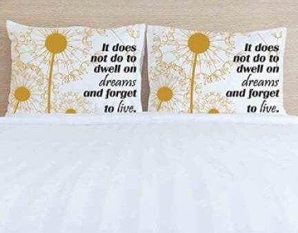 Dumbledore Quote  It does not do to dwell..  Pillowcases Set of 2 For Sale