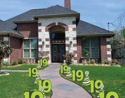 19th Birthday Pathway Marker Yard Sign Decorations 15 pcs For Discount