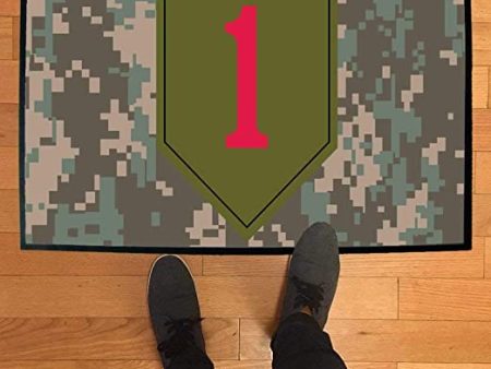 1st Infantry Doormat Online now