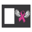 Pink Ribbon with Wings Breast Cancer Decorative Picture Frame Discount