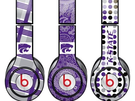 Kansas State Skins for Beat Solo HD Headphones Set of 3 Patterns For Sale