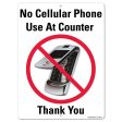 No Cellular Phone Zone Sign or Sticker Fashion