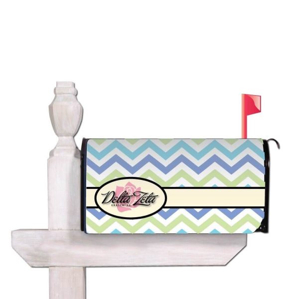 Delta Zeta Chevron Magnetic Mailbox Cover Supply