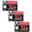 Chi Omega Rectangle Ornament Set of 3 Online