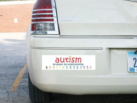 Autism Be Aware. Be Understanding. Bumper Magnet 3 x 11.5 Hot on Sale