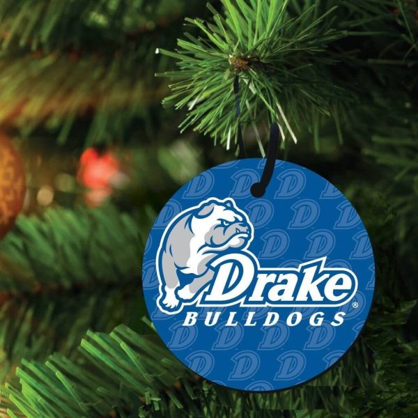 Drake University Circle Shapes Ornament Set of 3 Sale