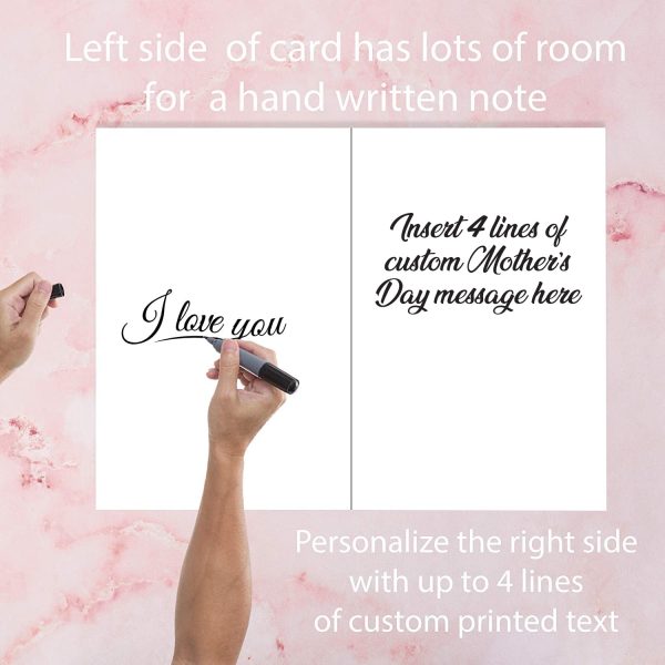 2 x3  Giant Custom Floral Mother s Day Greeting Card Online now