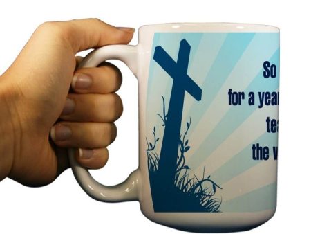 Acts 18:11 Religious 15oz Coffee Mug Online now