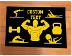 Custom Gym & Fitness Center Large Doormat Online Sale