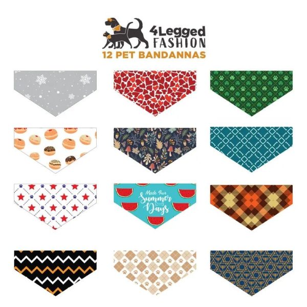 Pet Bandanas | Set of 12 Hot on Sale