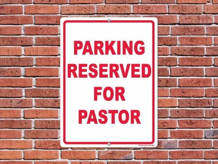 Parking Reserved for Pastor Sign or Sticker Online Hot Sale