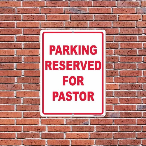 Parking Reserved for Pastor Sign or Sticker Online Hot Sale