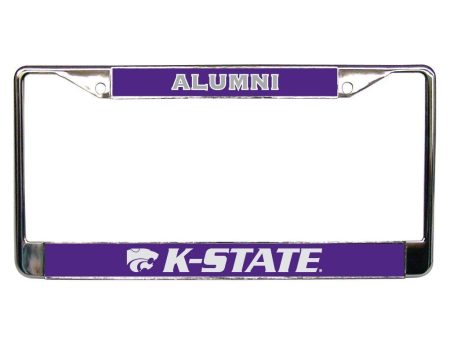 Kansas State University Alumni License Plate Frame For Discount