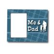 Me and Dad Plaid Picture Frame on Sale