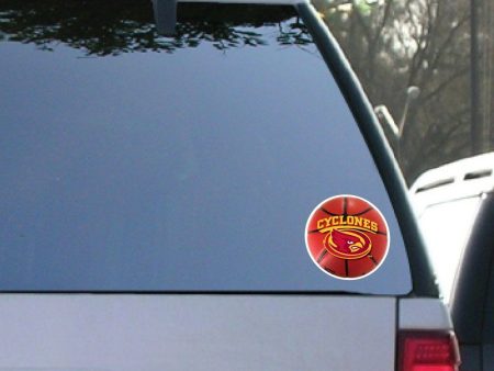 Iowa State University Basketball Window Decal Set of 2 Hot on Sale