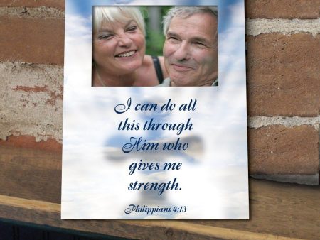 Philippians 4:13 Decorative Picture Frame (Vertical) Cheap