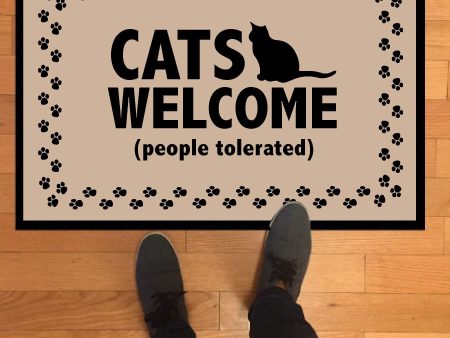 Cats Welcome Doormat Online now