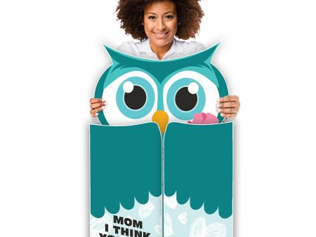 Giant Mother s Day Owl Shaped Greeting Card Online Sale