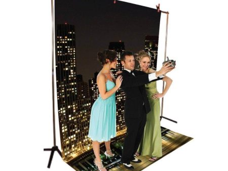 City at Night Vinyl Photography Backdrop Online Hot Sale