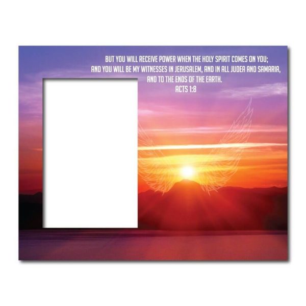 Acts 1:8 Decorative Picture Frame Online now