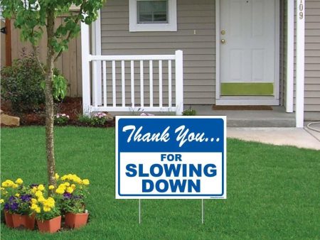 Slow Down Sign or Sticker Online Hot Sale