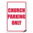 Church Parking Sign or Sticker Cheap