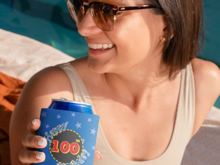 100th Birthday Party Can Cooler Set Online