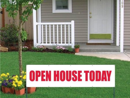 2  x 6  Open House Today Banner Online now