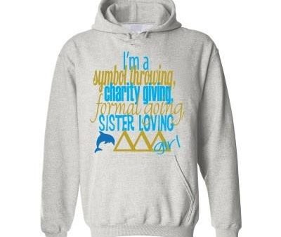 Tri Delta Hooded Sweatshirt For Sale