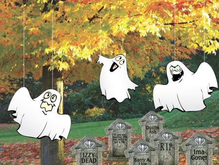 Halloween Hanging Ghosts Decoration Set For Cheap