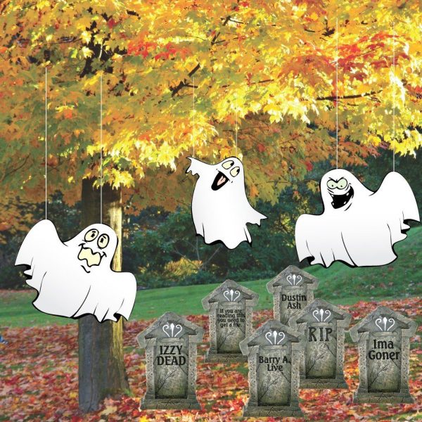 Halloween Hanging Ghosts Decoration Set For Cheap