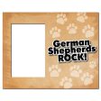 German Shepherds Rock Dog Picture Frame Supply